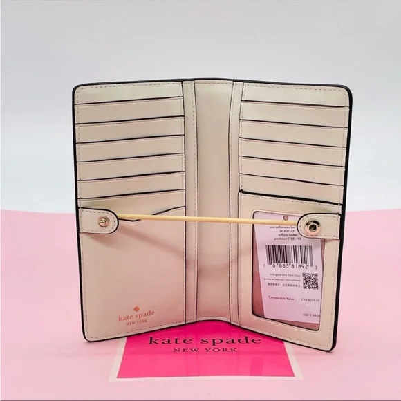 Kate Spade Darcy Bifold Wallet Leather - Picture 6 of 8